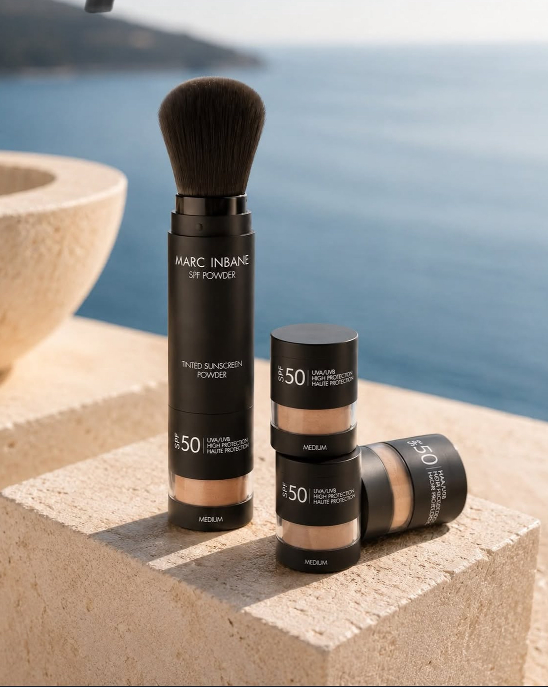 Marc Inbane SPF 50 tinted sunscreen powder